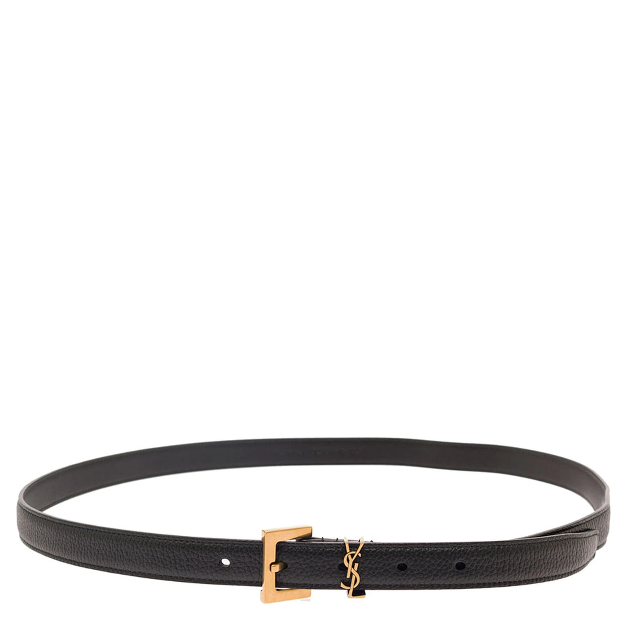 Black Belt with Cassandre in Leather Man