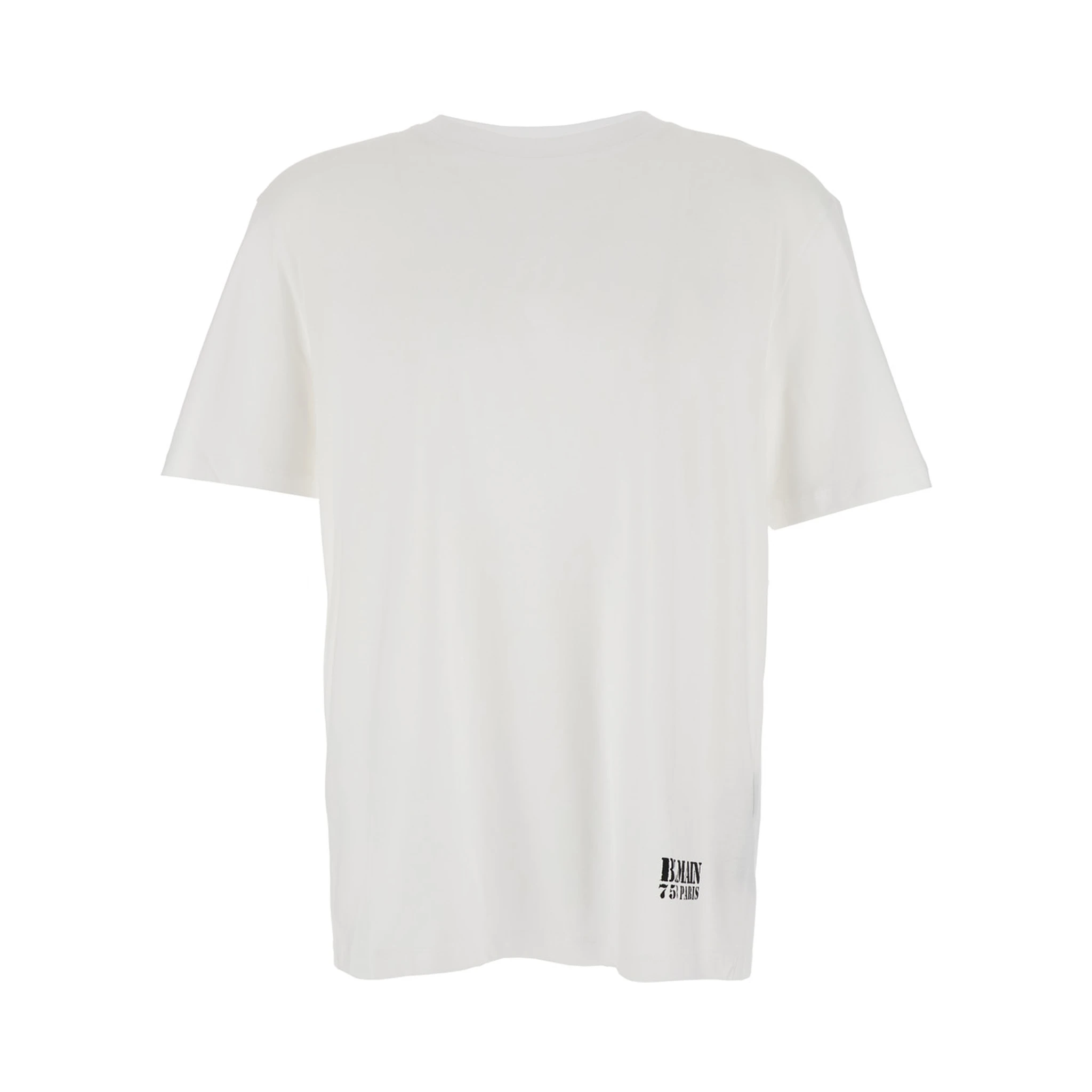 Le T-Shirt Slogan Classique Brown Crewneck T-Shirt with Print on the Front in Cotton Man