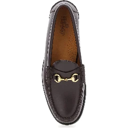 Joe Modena Bordeaux Pull-On Loafers with Horsebit Detail in Leather Man