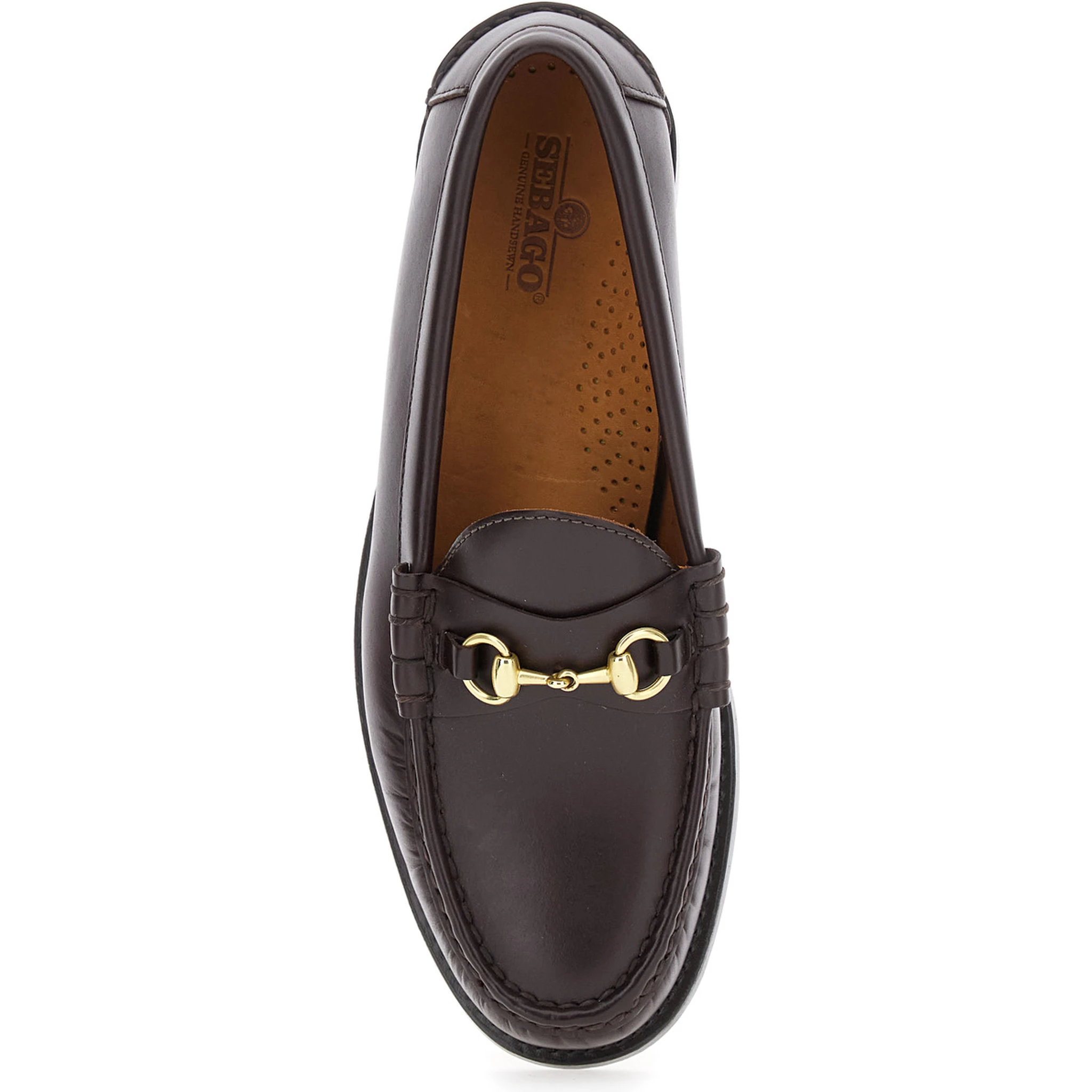 Joe Modena Bordeaux Pull-On Loafers with Horsebit Detail in Leather Man