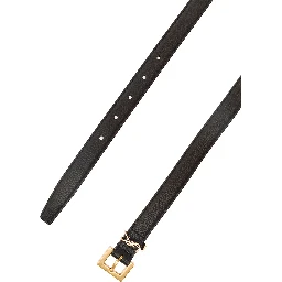 Black Belt with Cassandre in Leather Man