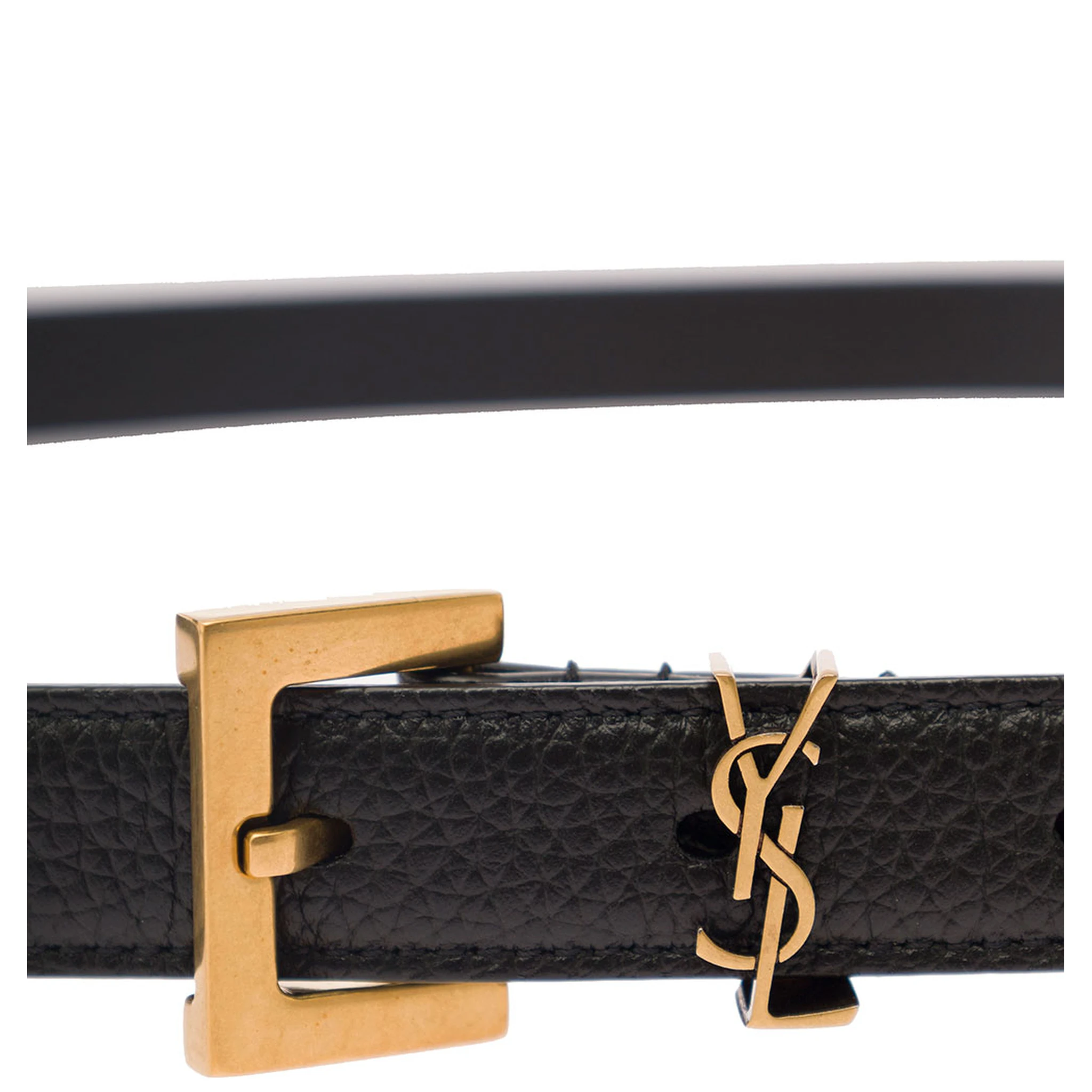 Black Belt with Cassandre in Leather Man