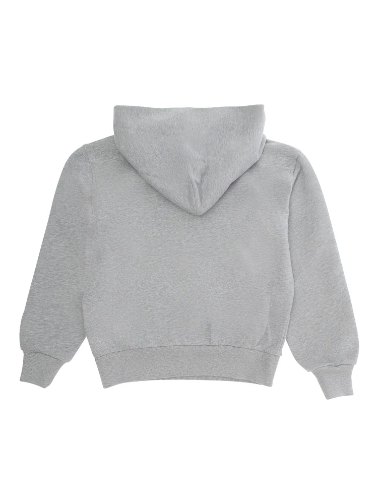 Grey Sweatshirt with Web Detail on the Front in Cotton Boy alternative