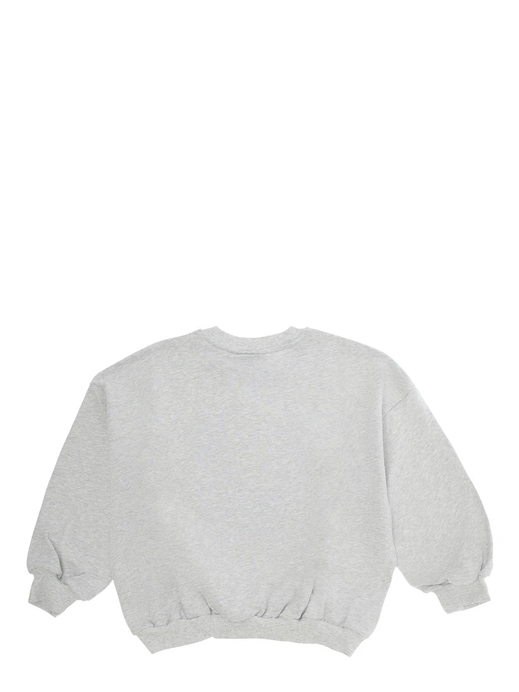 Grey Sweatshirt with Bear Patch on the Front in Cotton Boy alternative