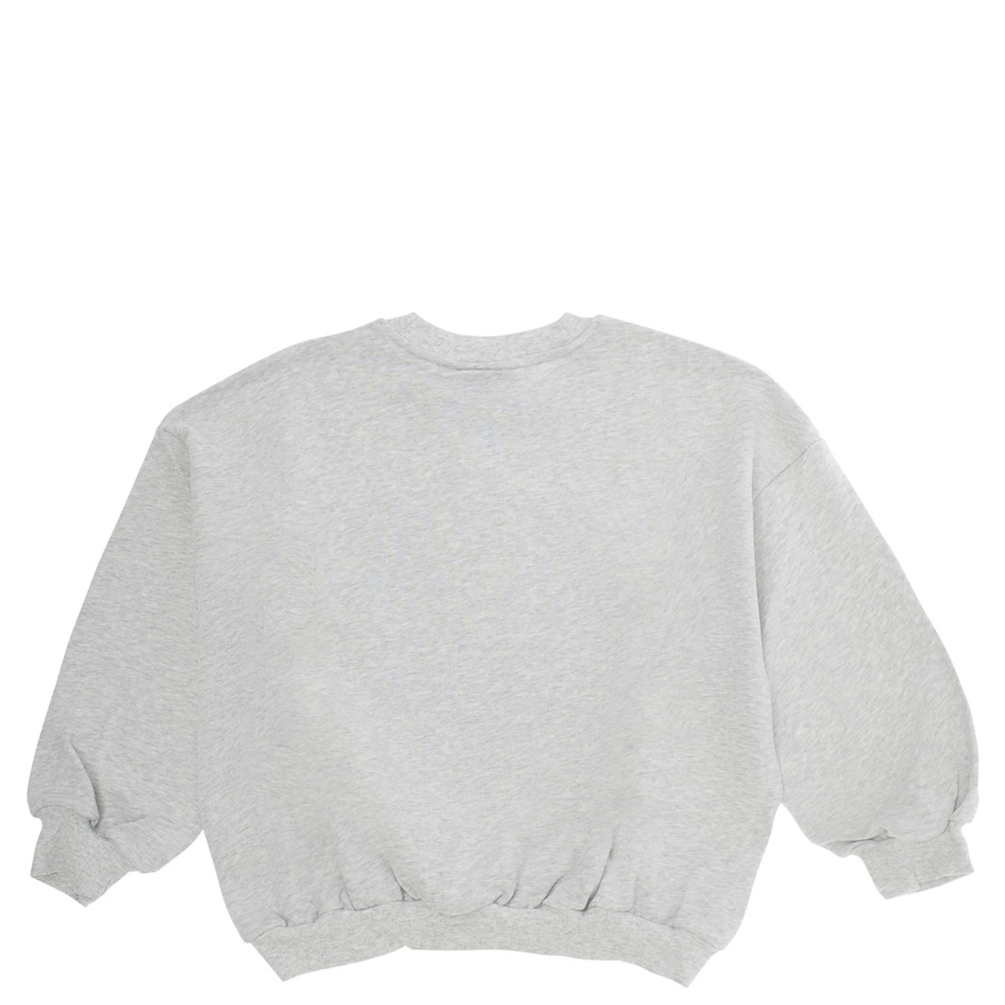 Grey Sweatshirt with Bear Patch on the Front in Cotton Boy