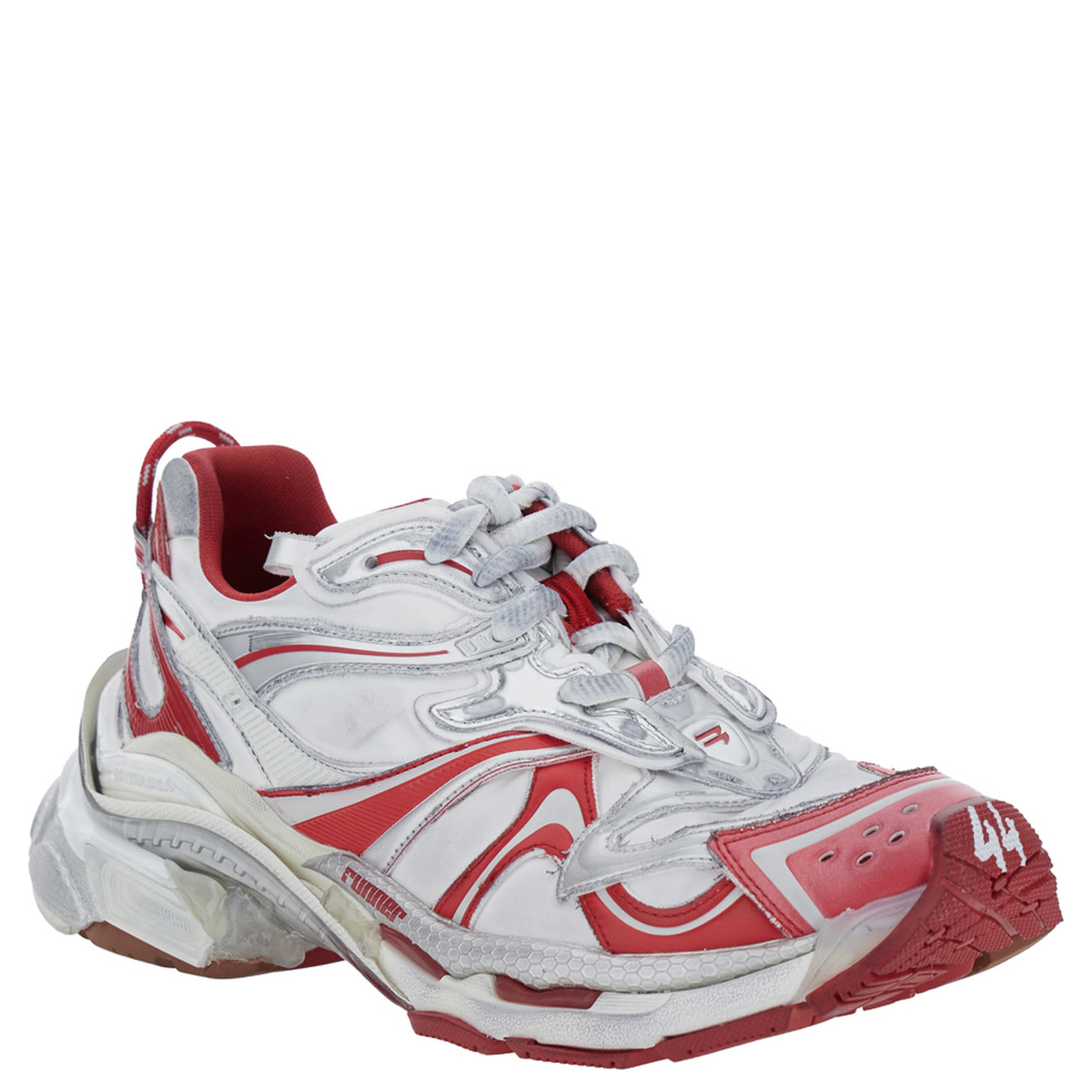 Runner 2 Multicolor Sneaker with Embossed Logo in Mesh and Nylon Man