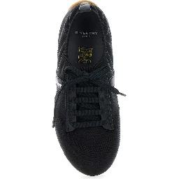 Black Sneaker with Logo Lettering on the Side in Fabric Woman
