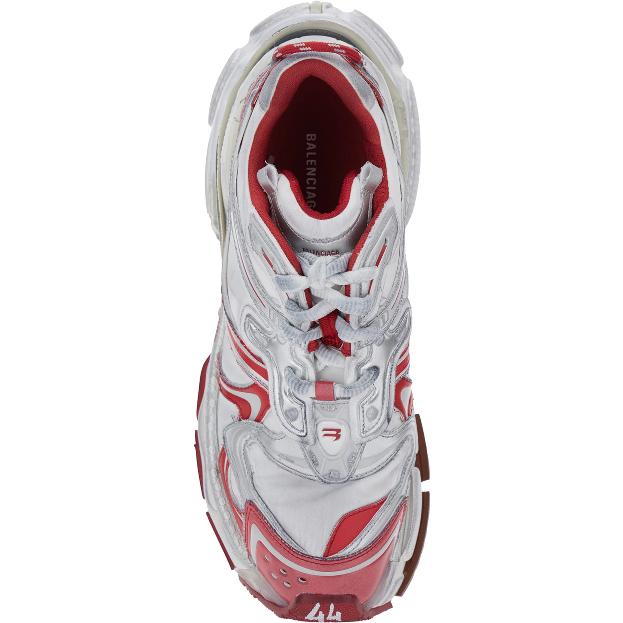 حذاء رياضي متعدد الألوان من رنر 2 بشعار بارز مصنوع من الشبك والنايلون للرجال