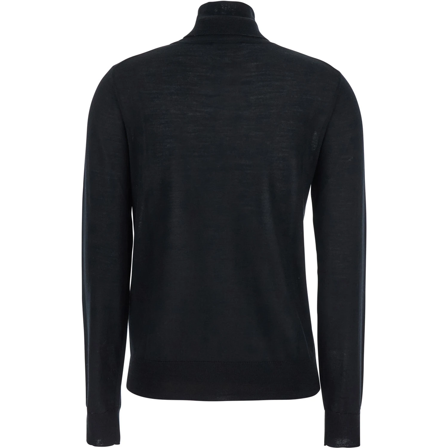 Black Turtleneck Sweater in Wool Blend Woman