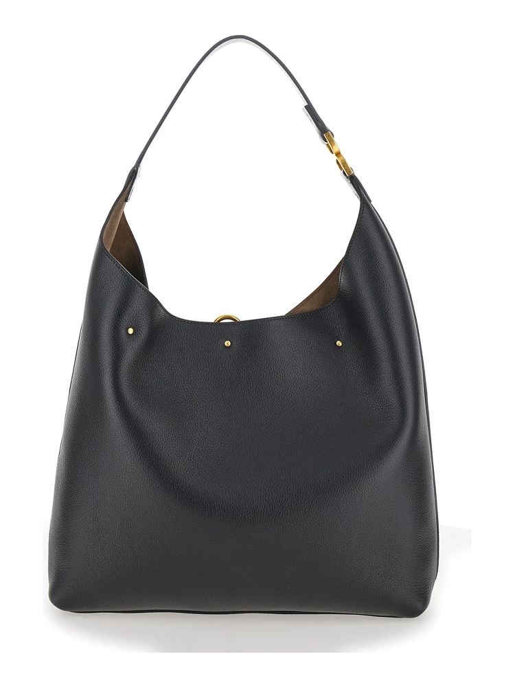 Marcie Black Shopper in Grainy Leather Woman alternative