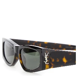 YSL SL M140 Brown Sunglasses with Cassandre in Tortoiseshell Acetate Woman