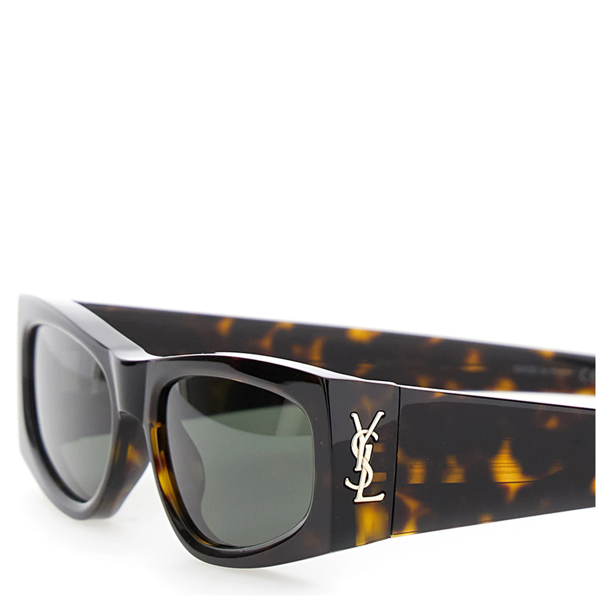 YSL SL M140 Brown Sunglasses with Cassandre in Tortoiseshell Acetate Woman