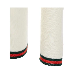 White Long Sleeved Top in Rib Silk Man