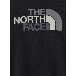 Black T-Shirt with Maxi Logo Printed on the Front and Back in Cotton Blend Man