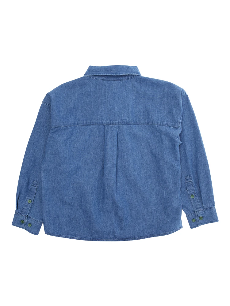 Blue Shirt with Embroidery on the Front in Denim Boy alternative