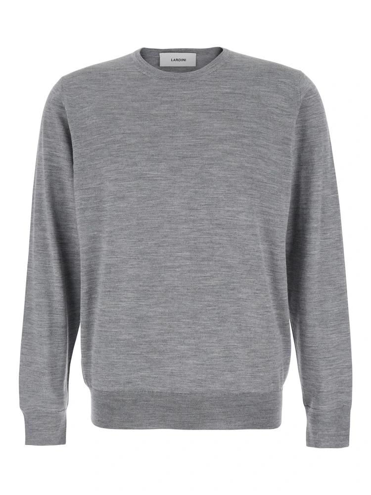 Grey Sweater in Wool Blend Man