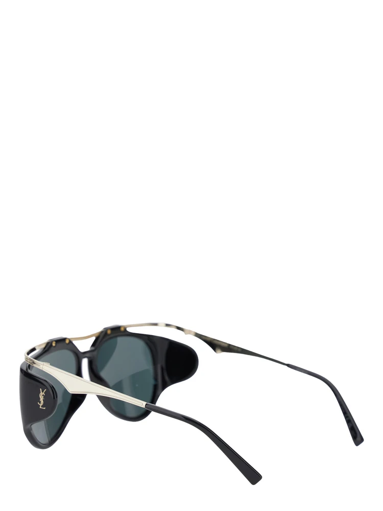 Amelia Black Sunglasses with Floating Frame and Cassandre Logo in Acetate Woman alternative