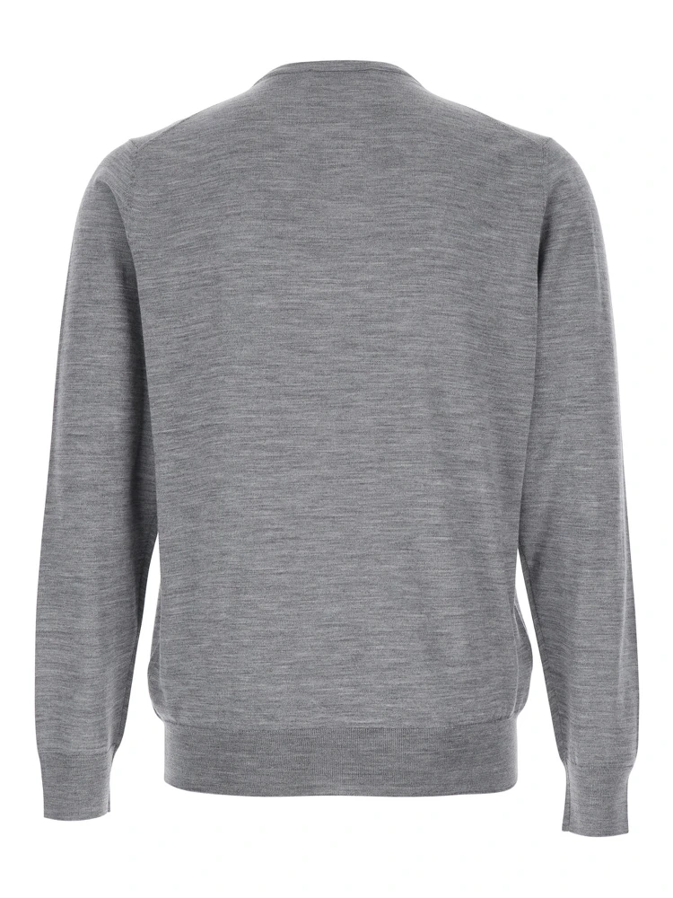 Grey Sweater in Wool Blend Man alternative