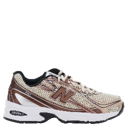 Multicolor Low Top Sneakers with Logo Patch on Side and Tongue and Perforated Panels in Tech Fabric Unisex