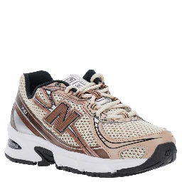 Multicolor Low Top Sneakers with Logo Patch on Side and Tongue and Perforated Panels in Tech Fabric Unisex