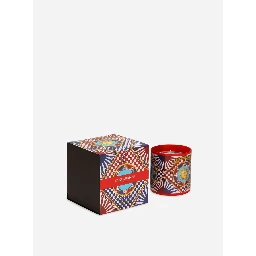 Wild Jasmine Scented Candle with Carretto Print
