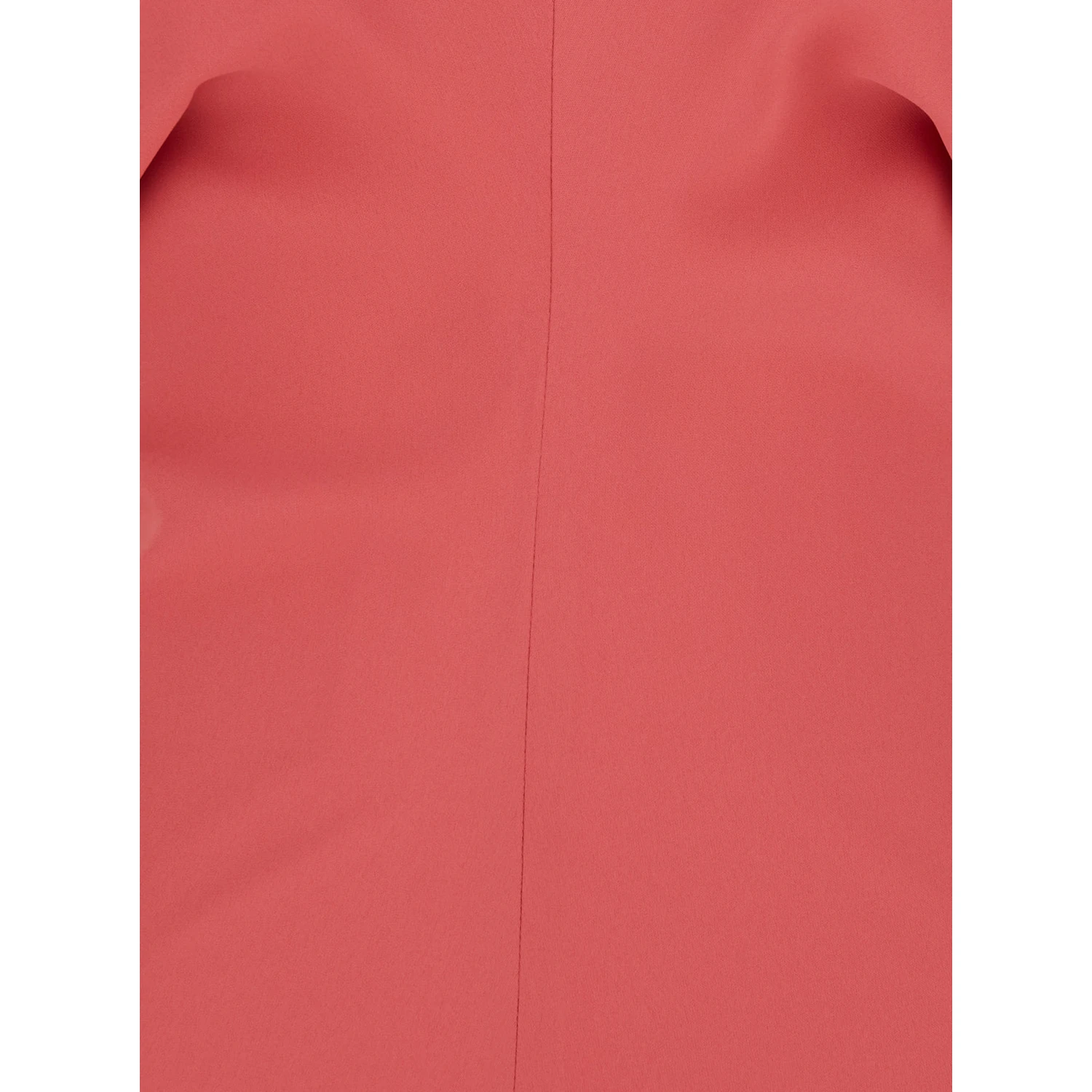 Pink Dress with V Neck and Short Sleeves in Tech Fabric Woman
