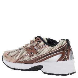 Multicolor Low Top Sneakers with Logo Patch on Side and Tongue and Perforated Panels in Tech Fabric Unisex