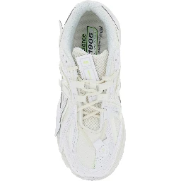 1906R White Sneaker with Mesh Design and Side Logo in Synthetic Fiber Unisex