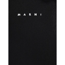 Black Hoodie with Logo Lettering on the Front in Cotton Boy