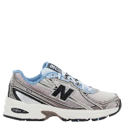 Multicolor Low Top Sneakers with Logo Patch on Side and Tongue and Perforated Panels in Tech Fabric Unisex