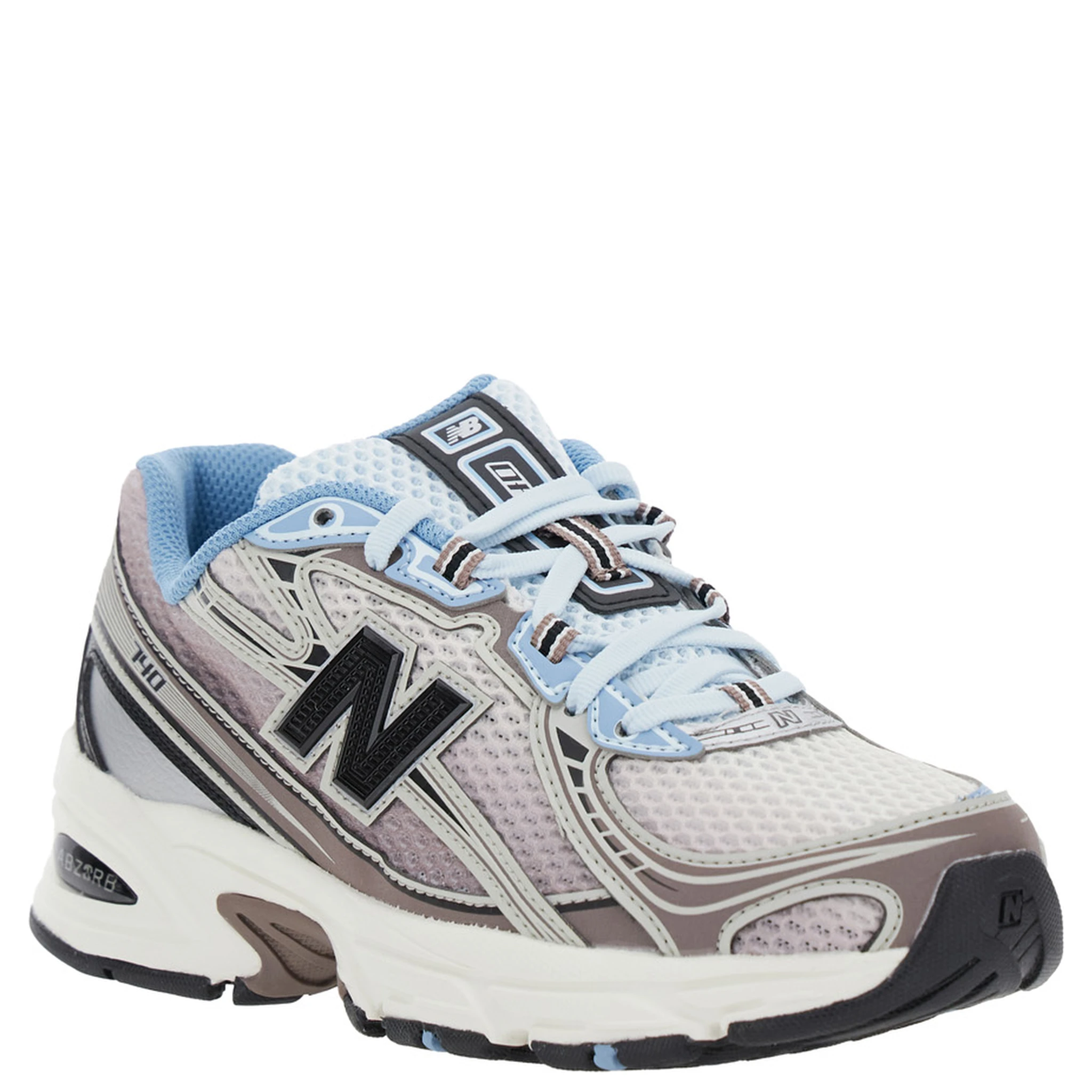 Multicolor Low Top Sneakers with Logo Patch on Side and Tongue and Perforated Panels in Tech Fabric Unisex