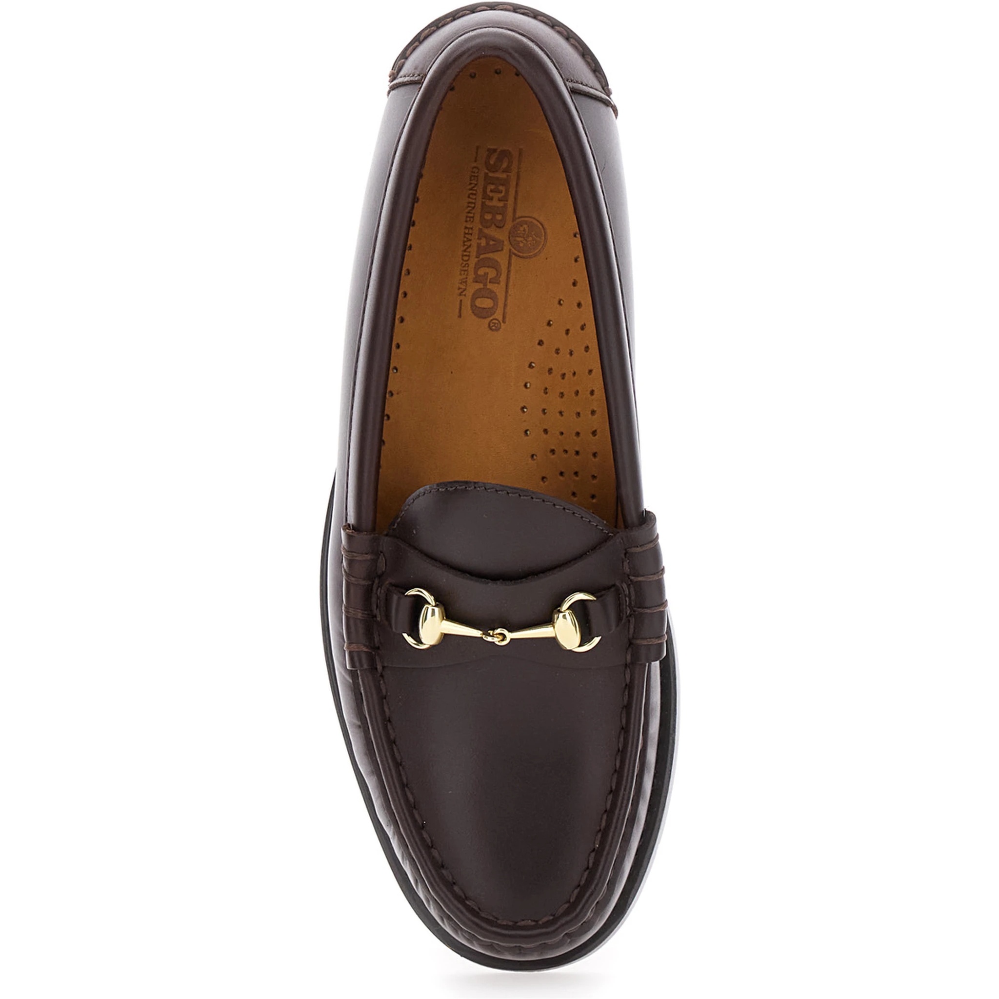 Joe Modena Bordeaux Pull-On Loafers with Horsebit Detail in Leather Woman