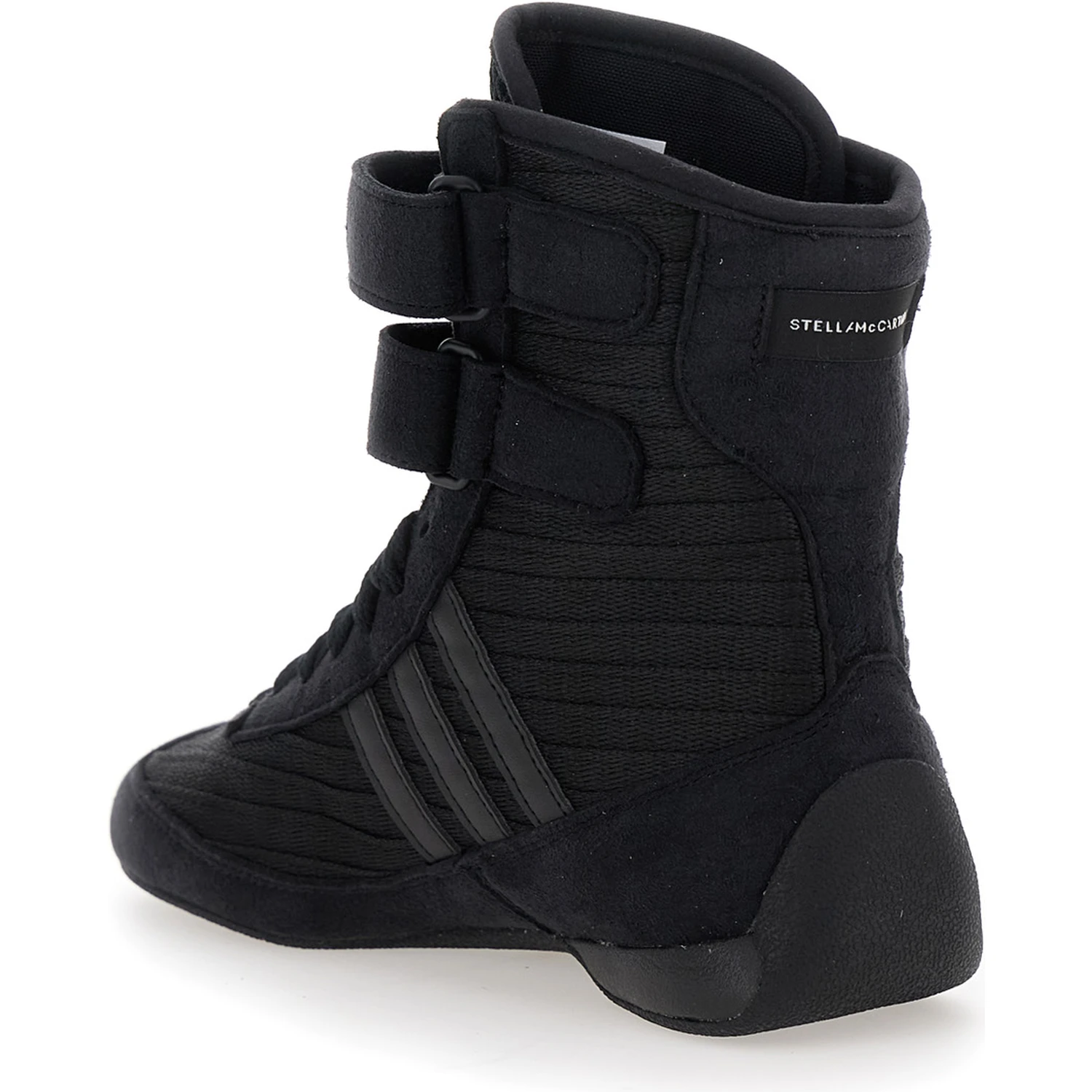 Rasant Black Sneakers with Strap Closure and Logo Detail on the Side in Tech Fabric Woman