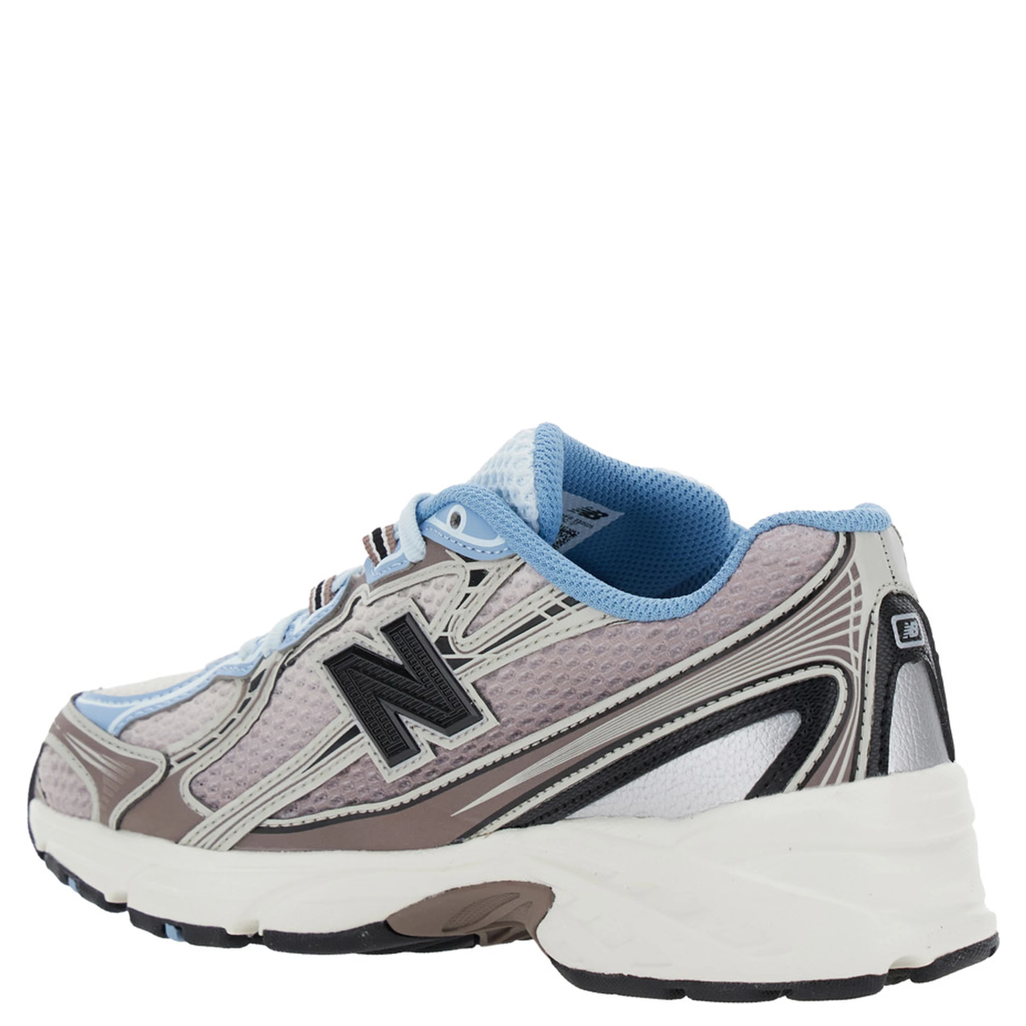 Multicolor Low Top Sneakers with Logo Patch on Side and Tongue and Perforated Panels in Tech Fabric Unisex