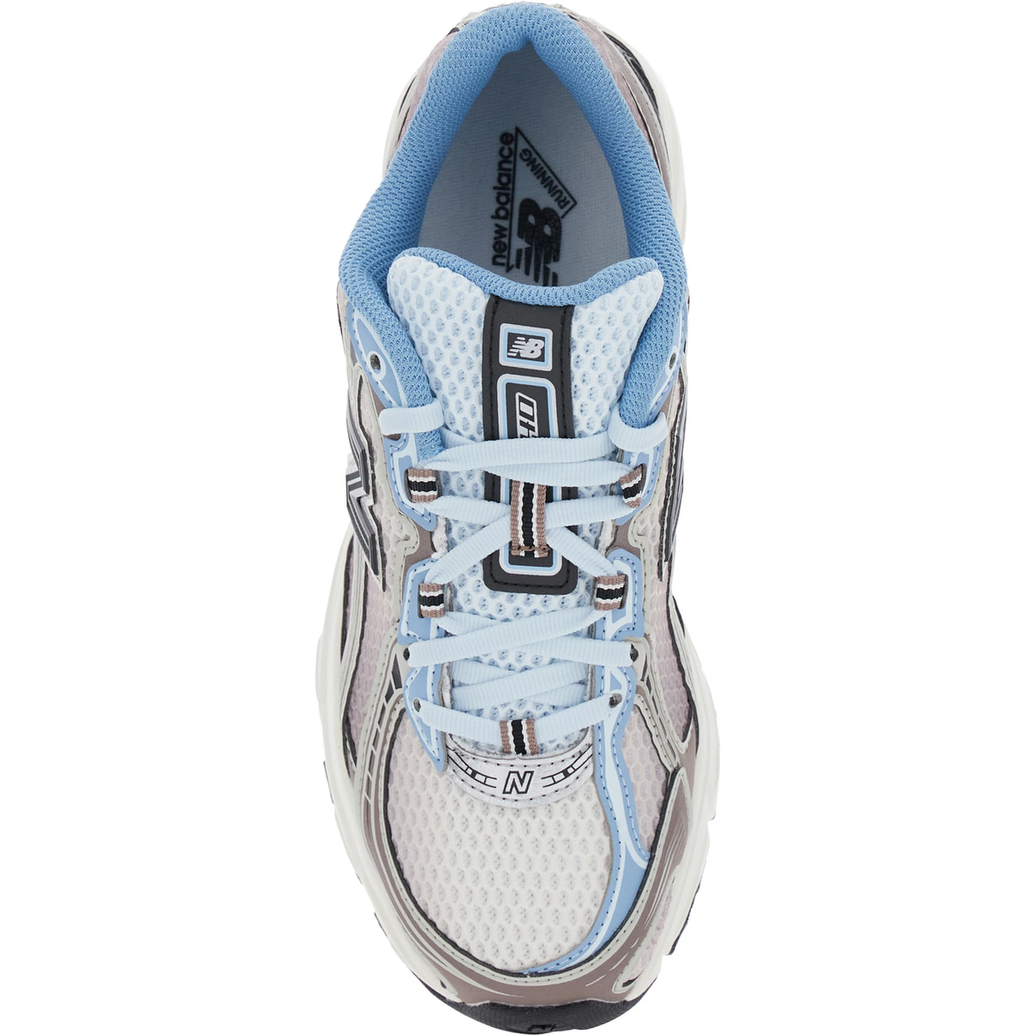 Multicolor Low Top Sneakers with Logo Patch on Side and Tongue and Perforated Panels in Tech Fabric Unisex