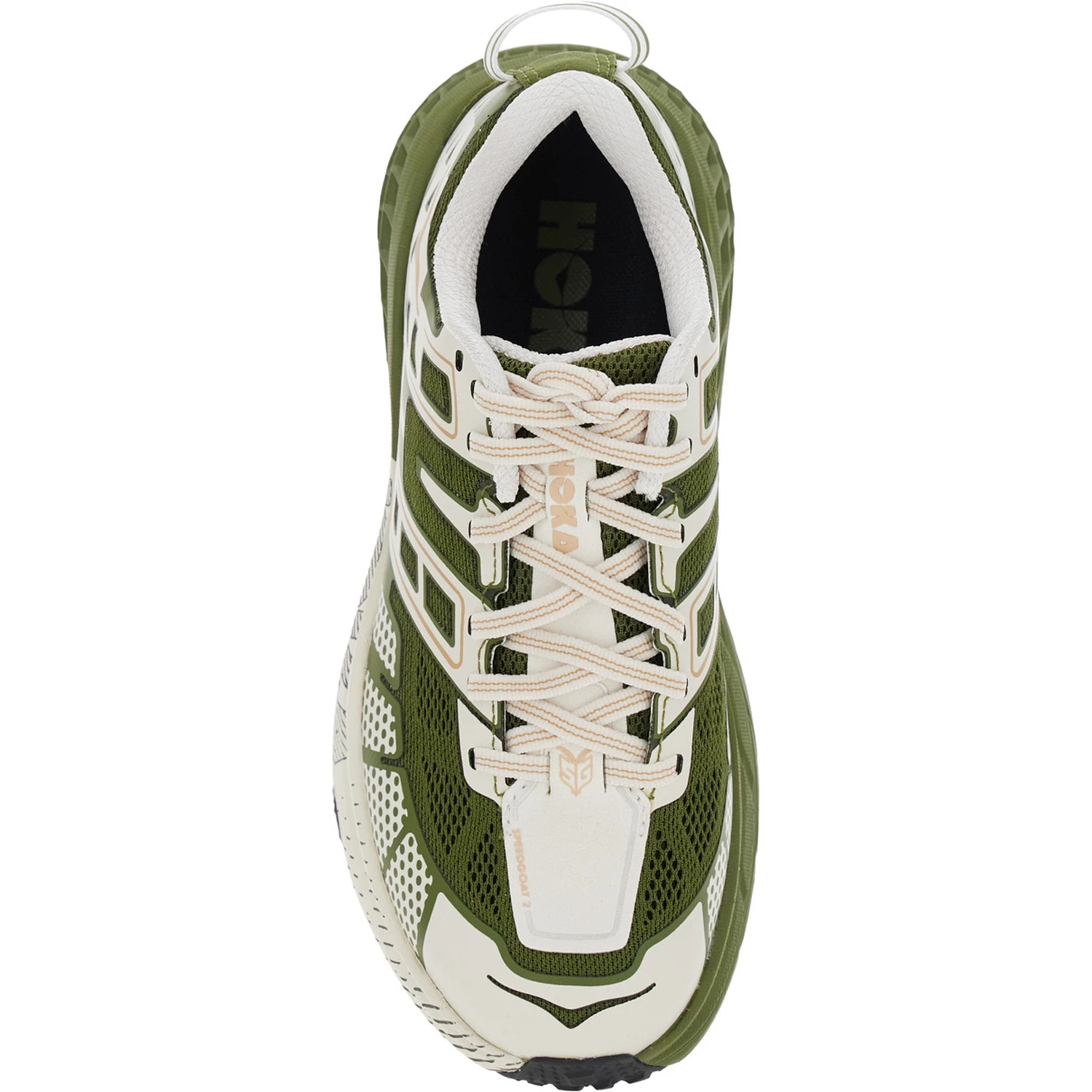 Speedgoat Green Low Top Sneakers with Geometric Motif in Tech Fabric Unisex