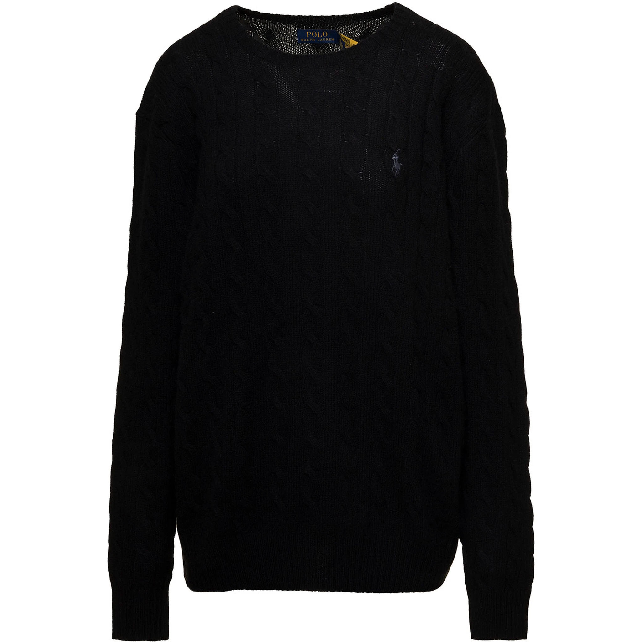 CABLE-KNIT WOOL-CASHMERE SWEATER