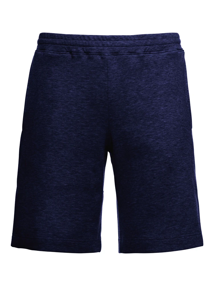 Blue Cotton Bermuda Shorts  with Drawstring