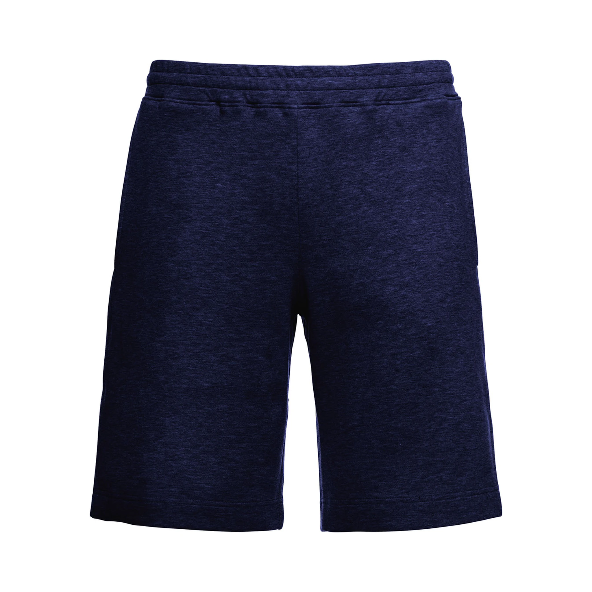 Blue Cotton Bermuda Shorts  with Drawstring