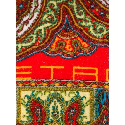 Red Beach Towel with All-Over Print in Cotton Home