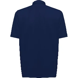 Gaudenzi Mans Blue Cotton Polo Shirt