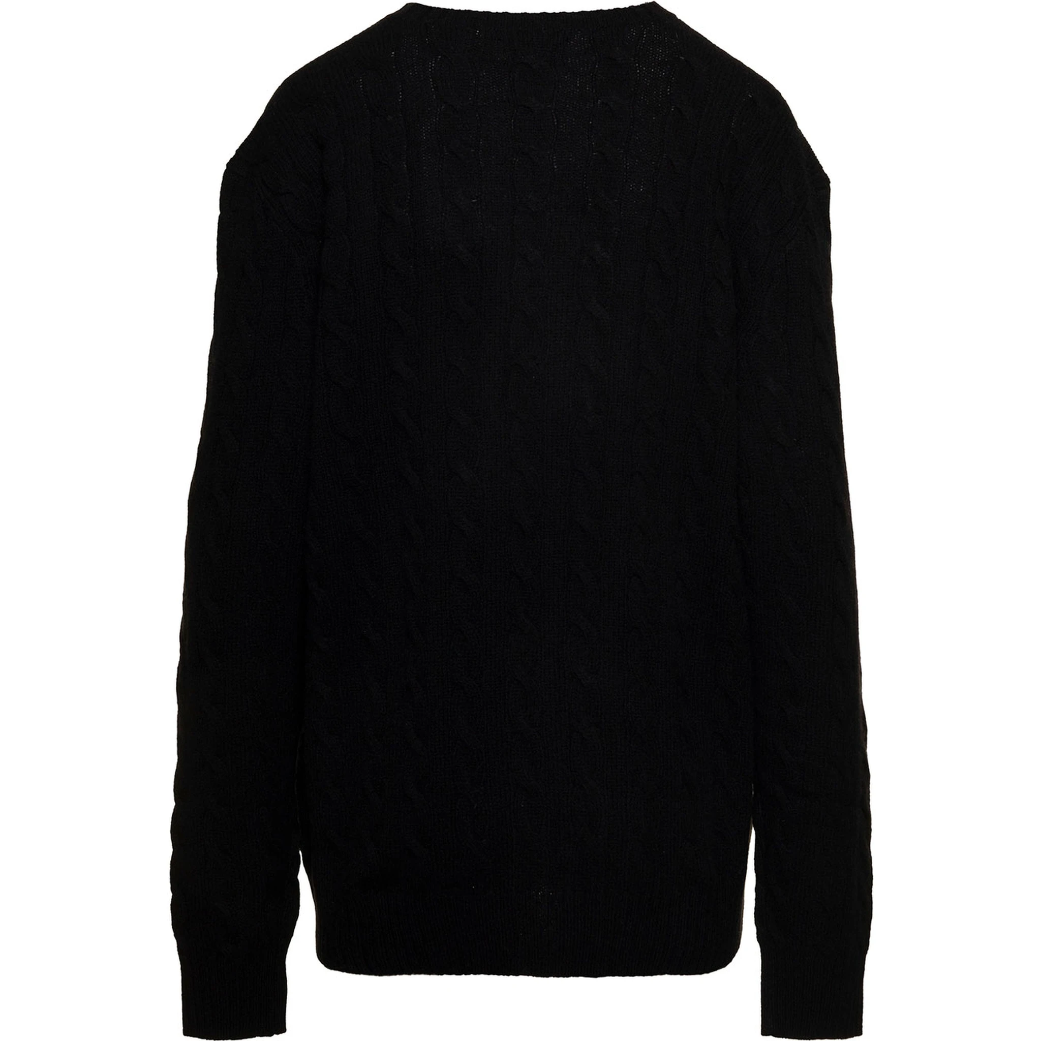 CABLE-KNIT WOOL-CASHMERE SWEATER