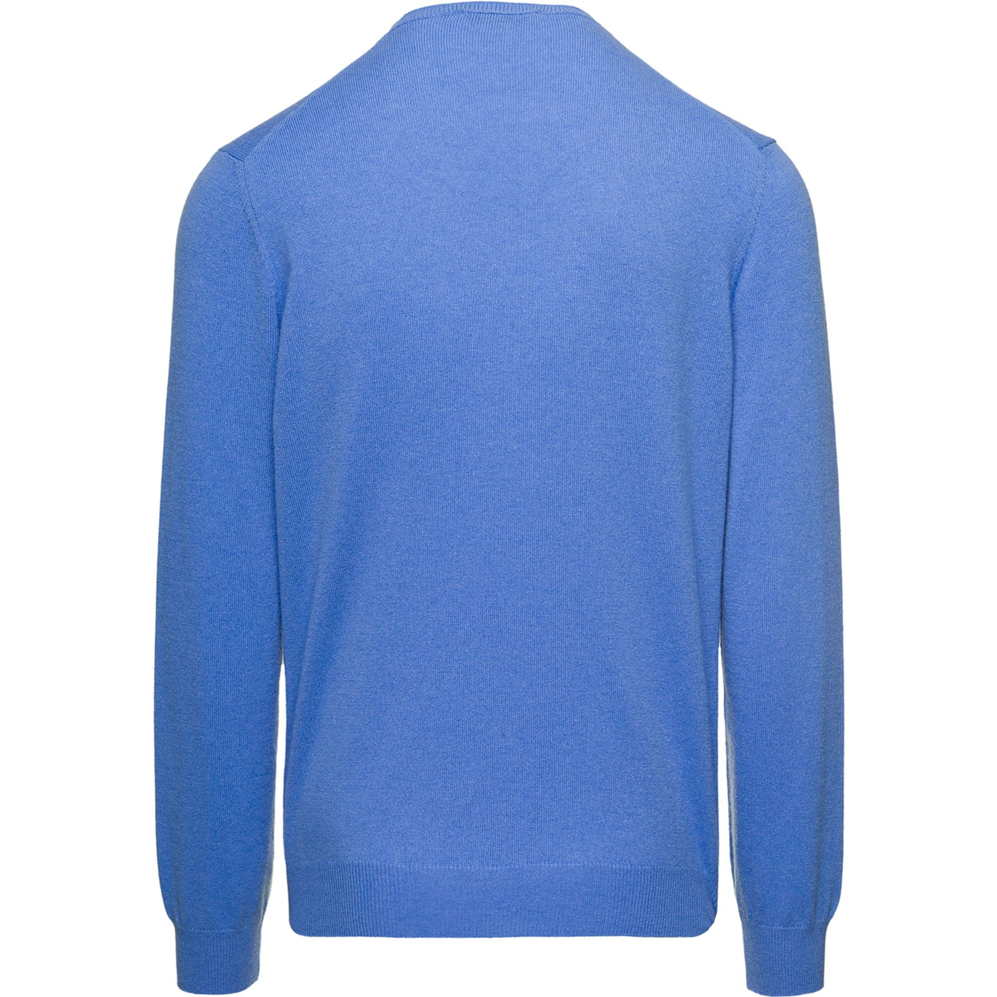 Cerulean Crewneck Sweater In Cashmere Man Gaudenzi