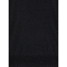 Black Crewneck Sweater in Wool and Cashmere Man
