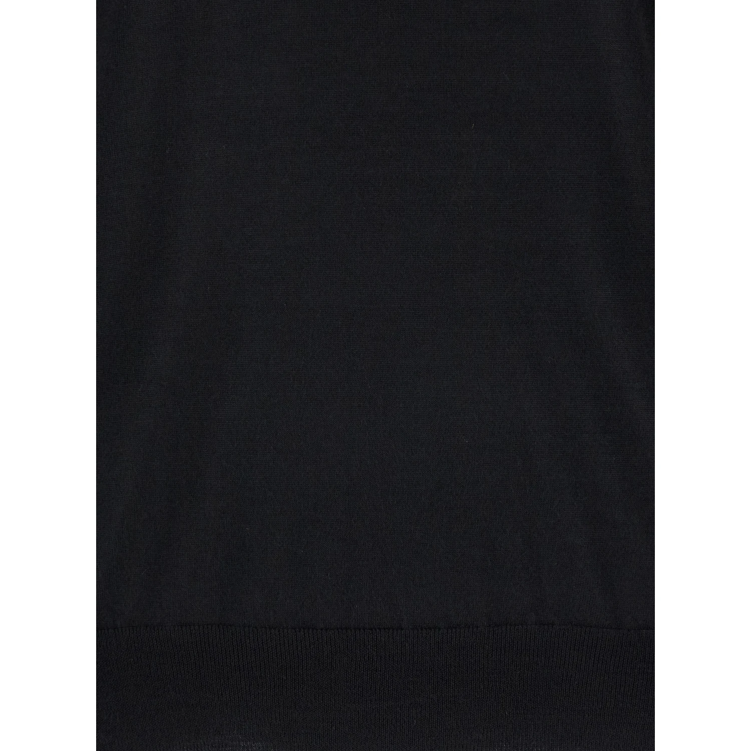 Black Crewneck Sweater in Wool and Cashmere Man