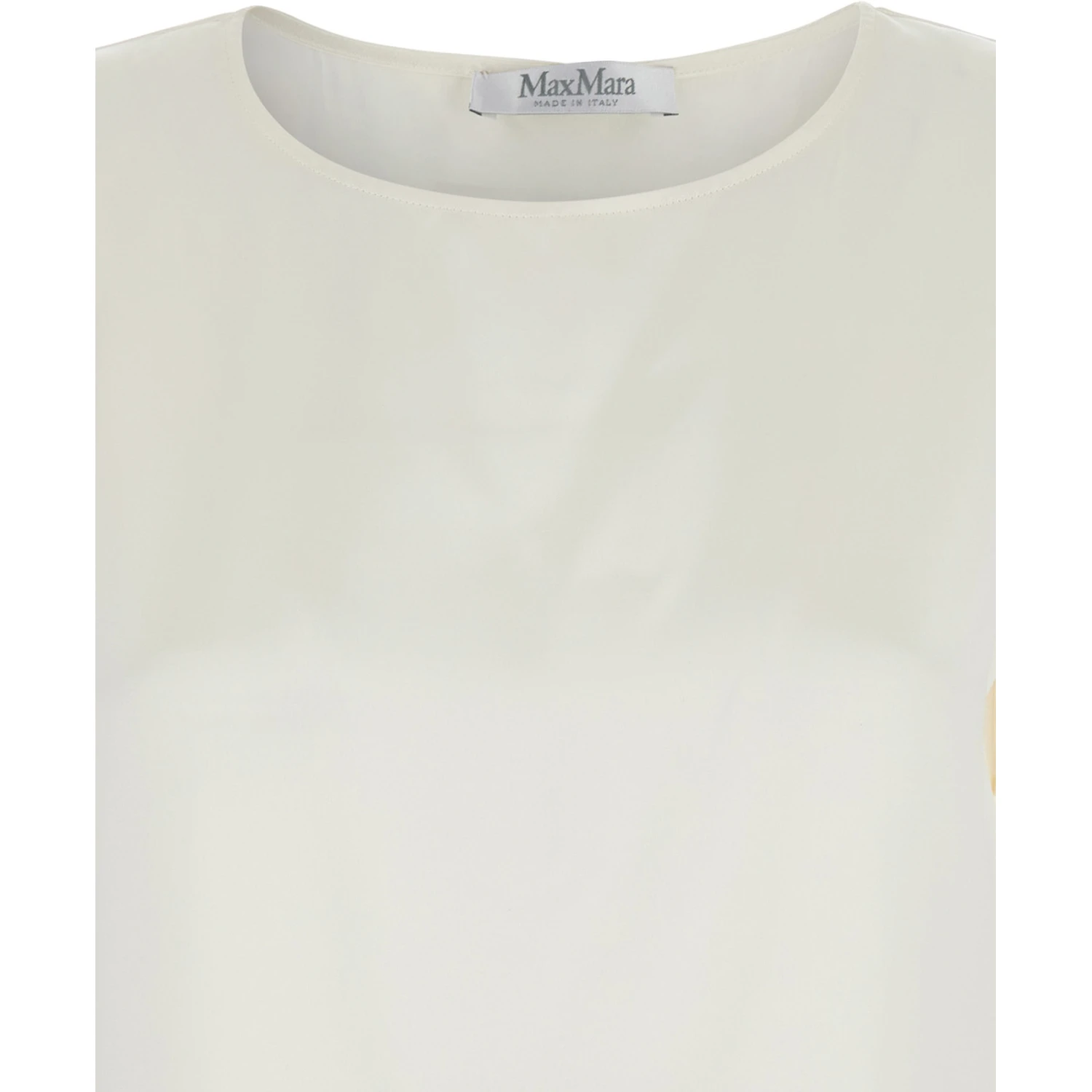 Dida White Top in Silk Woman