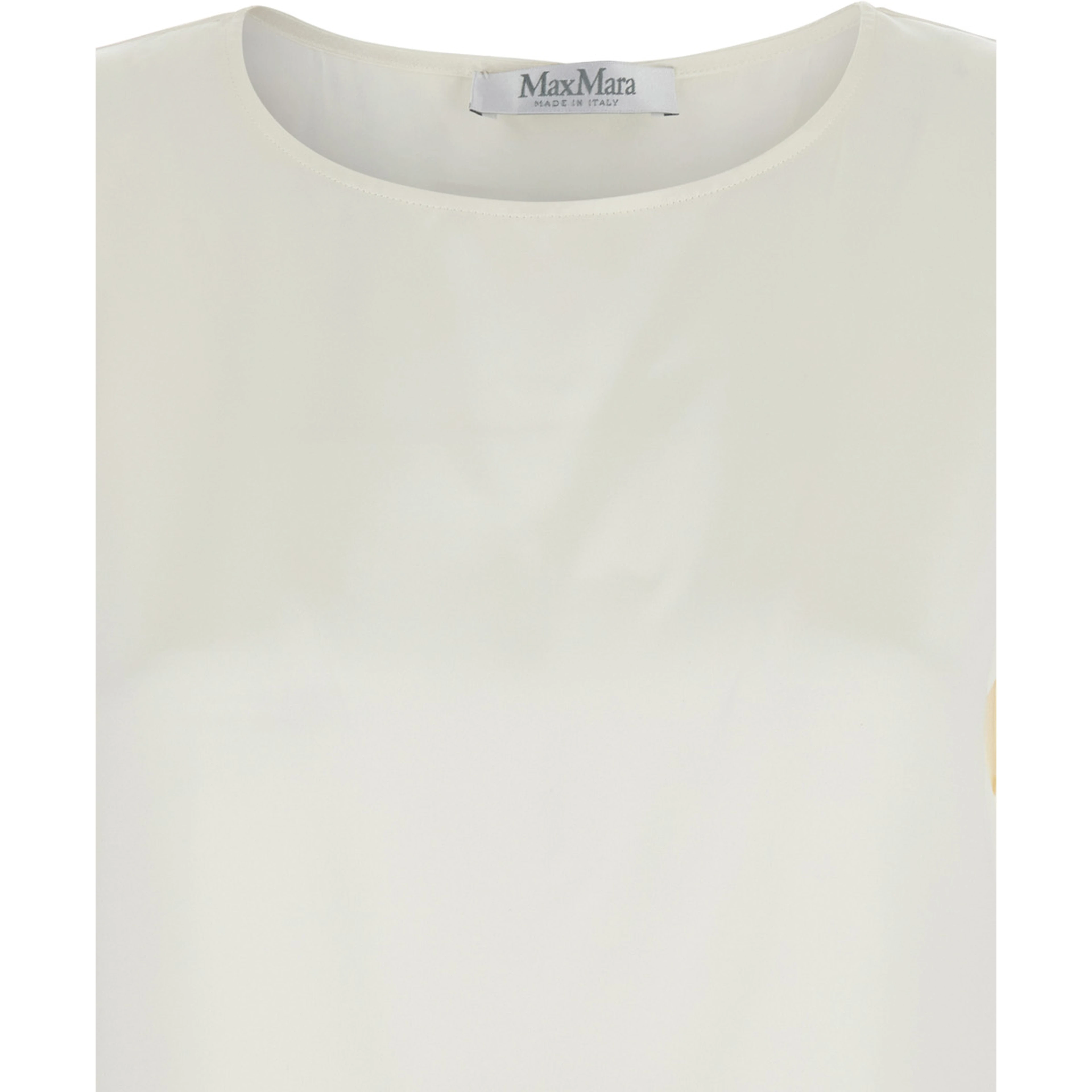 Dida White Top in Silk Woman