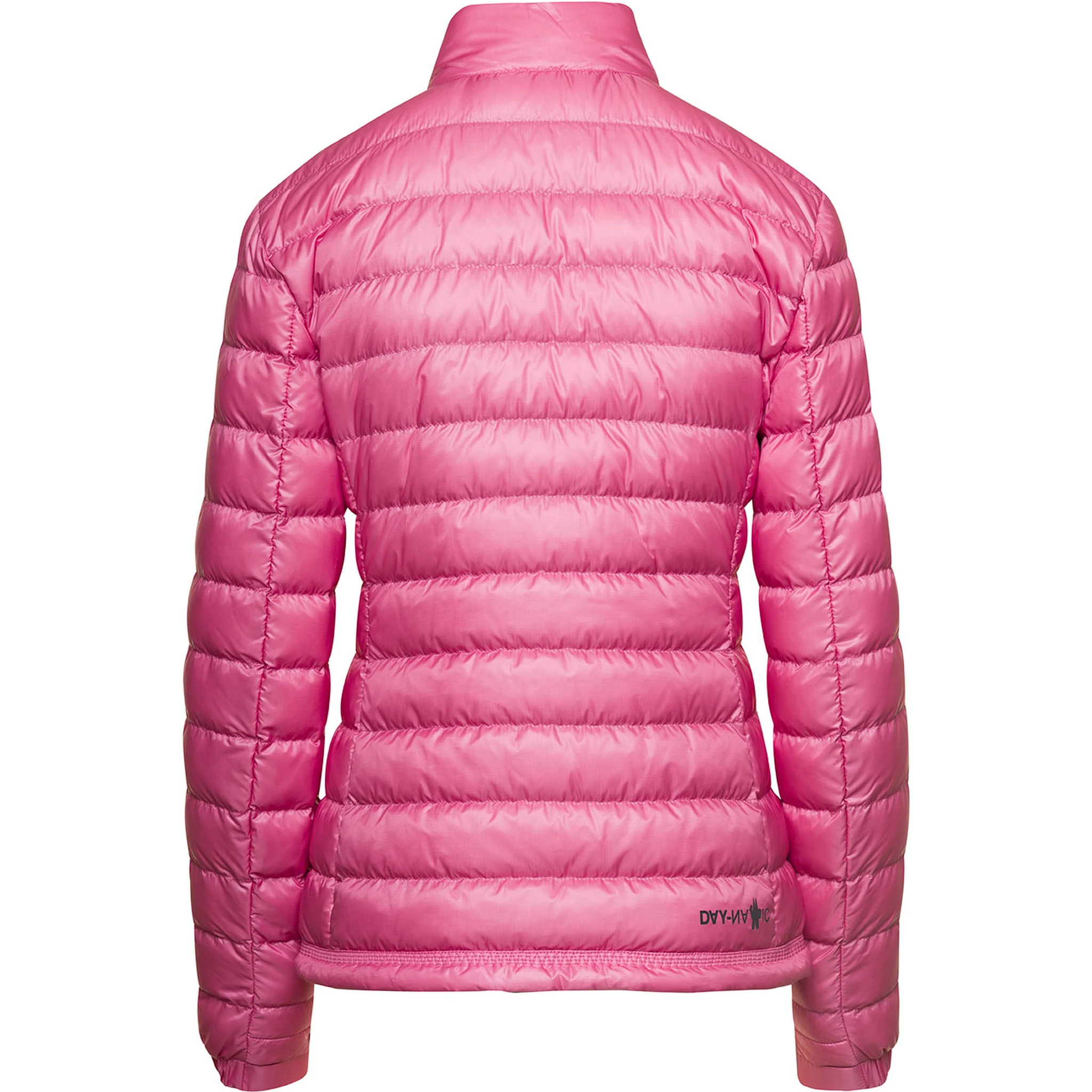 Walibi Pink Down Jacket with Logo Patch in Polyamide Woman