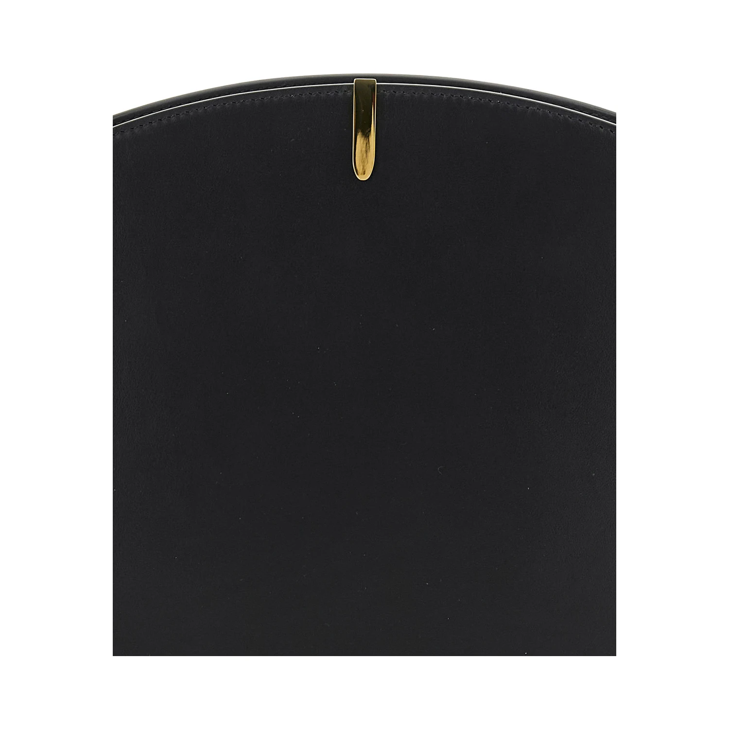 Florence Black Crossbody Bag with Magnetic Strap Closure in Leather Woman