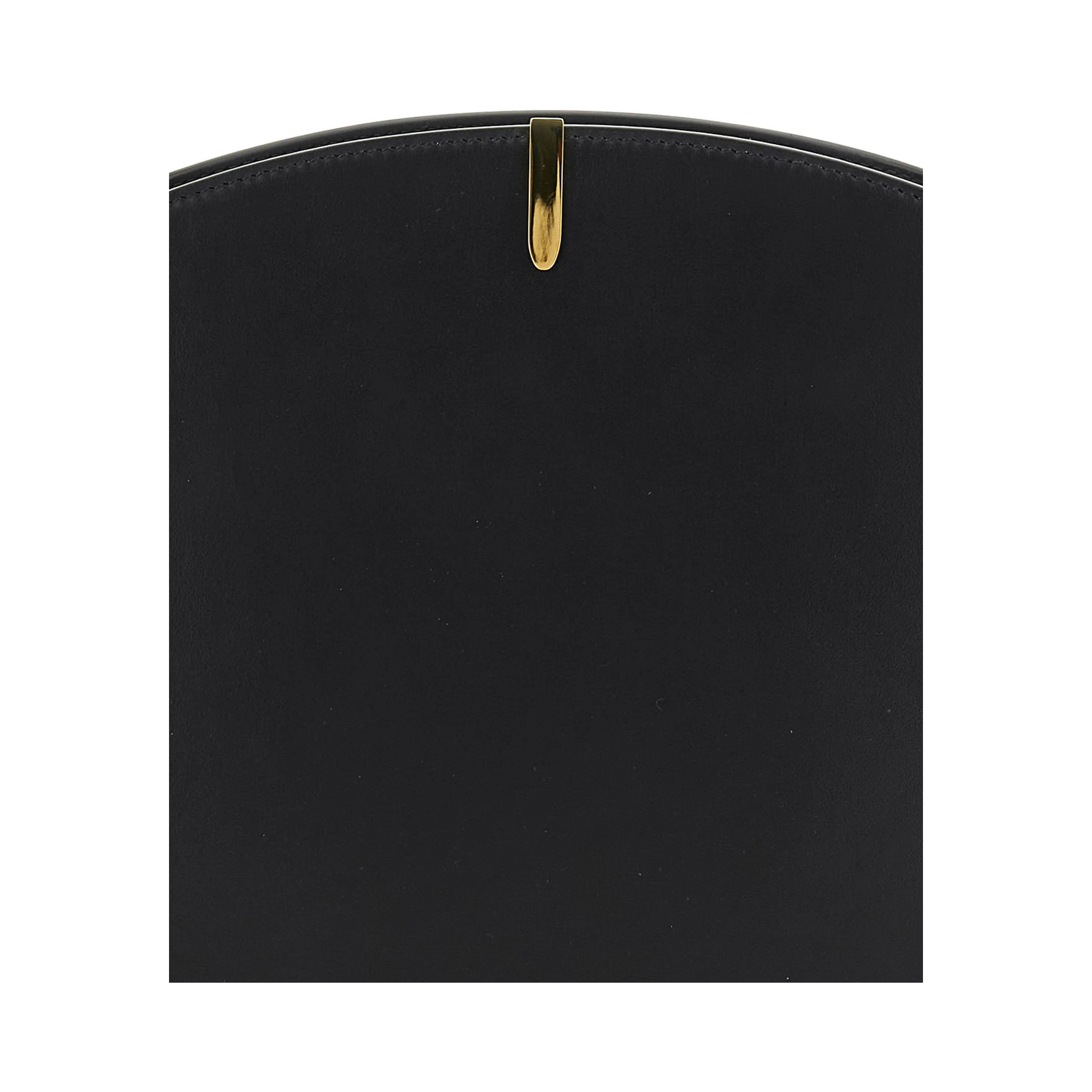 Florence Black Crossbody Bag with Magnetic Strap Closure in Leather Woman